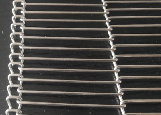 Plano Flex Conveyor Belt de Mesh Stainless Steel 316L 4mm do metal