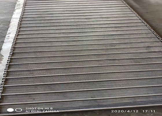 Corrente de aço inoxidável Mesh Conveyor Belt do forno 304 2mm dos macarronetes imediatos