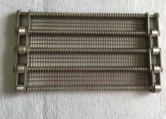 Vegetais que descascam a espiral Mesh Belt do forno SUS316L