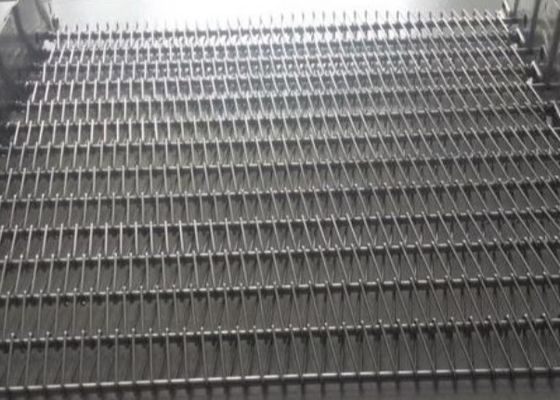 Espiral de aço inoxidável refrigerando Mesh Belt do alimento 304 secos