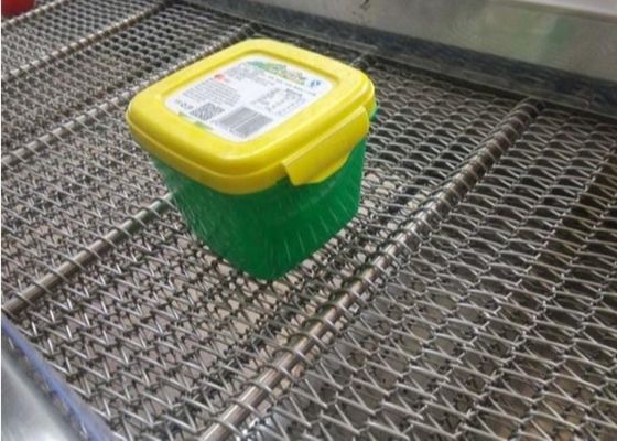 Fio espiral de aço inoxidável Mesh Conveyor Belt Chain Driven do produto comestível 201