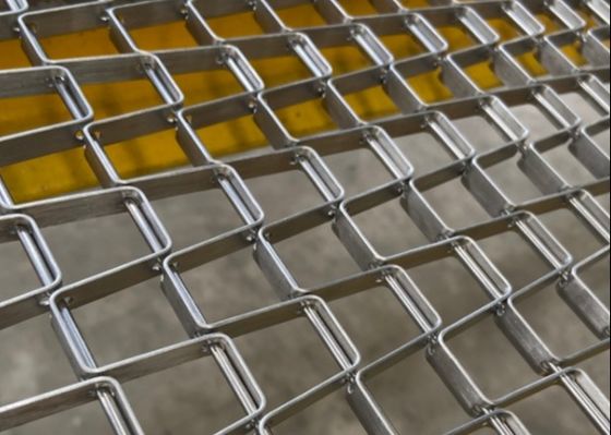 Fio liso de aço inoxidável Mesh Belt da produção 304 do pão