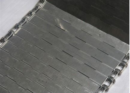 Cinturão transportador de placas de aço inoxidável