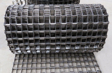 Cinturão transportador de malha de arame plano industrial Cinturão de arame de aço inoxidável para congelamento Forno Secagem e linha de lavagem