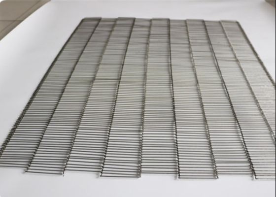 Anéis de espuma que cozem a largura SUS316 Flex Conveyor Belt liso de 90CM