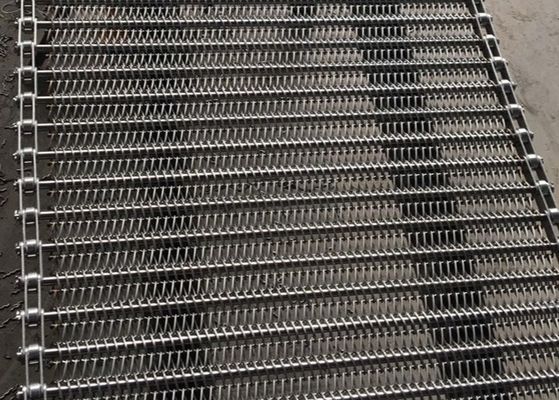 Fried Food Oven 2 milímetros cercar de aço inoxidável da corrente transportadora da espessura