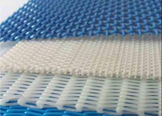 A planície branca do monofilamento da cor tece o poliéster Mesh Conveyor Belt