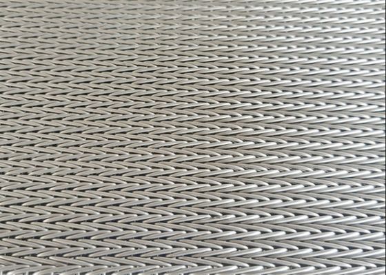 O composto do metal equilibrou Mesh Belt Screws Transportation de aço inoxidável
