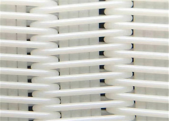 Tela de filtro resistente aos ácidos espiral do poliéster de 0.1m