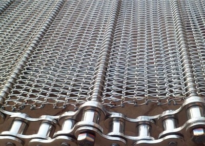 Corrente transportadora de cozimento do biscoito do aço carbono que cerca o diâmetro de 1mm