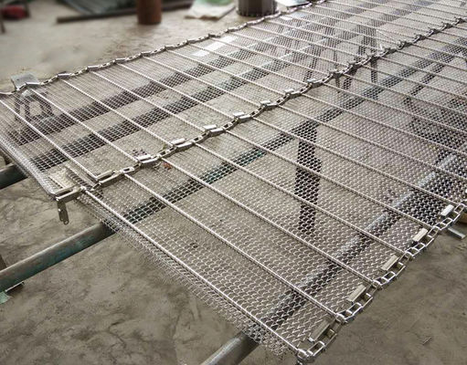 Cintos de malha de aço inoxidável de alta resistência para limpeza de alimentos vegetais