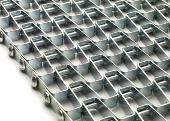 201 de aço inoxidável limpos fáceis fio liso Mesh Belt For Battery Industry