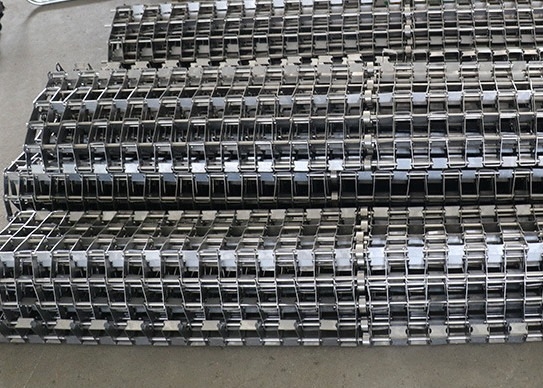 Correia transportadora do favo de mel de aço inoxidável do metal 304 para sistemas de produção do pão