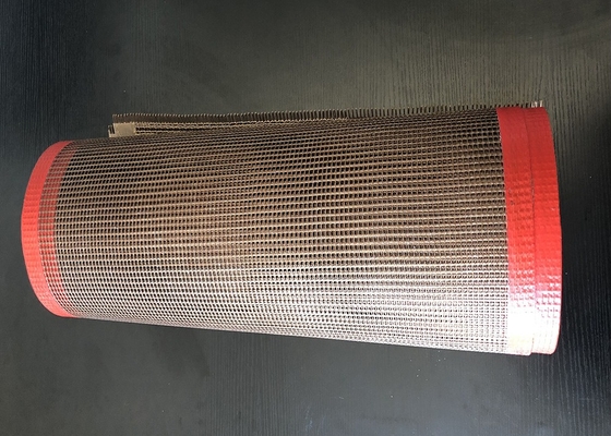 Correia transportadora revestida PTFE química da fibra de vidro da corrosão para a máquina imprimindo uv