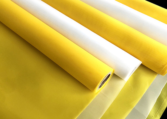 200 largura branca amarela de Mesh Screen Printing 115cm