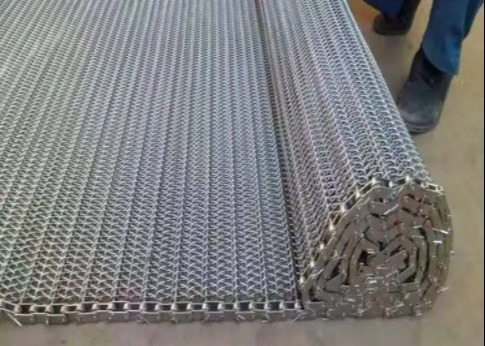 Fábrica do alimento de Mesh Belt Stainless Steel For da espiral do produto comestível