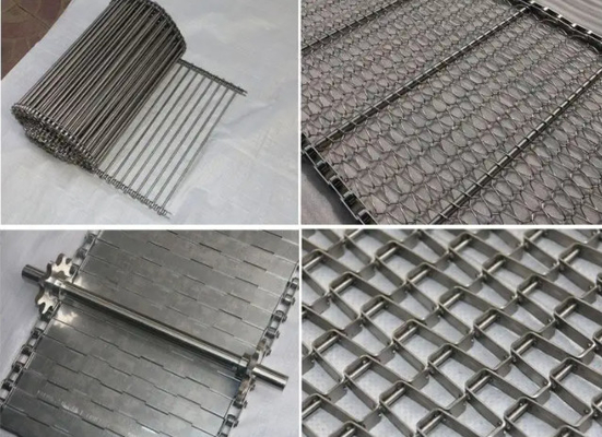 Carga de aço inoxidável de Mesh Conveyor Belt For Screening do fio liso 317