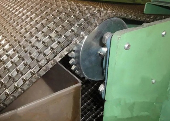 Fio liso feito sob encomenda Mesh Conveyor Belt 304 de produto comestível de aço inoxidável para o cozimento do pão