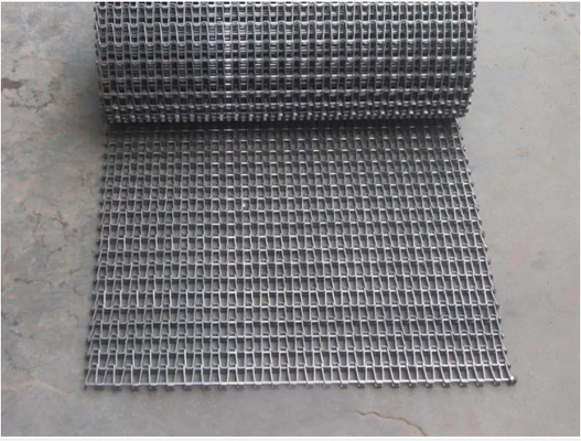 Fio liso Mesh Belt Anti Corrosion do transporte de aço inoxidável do OEM