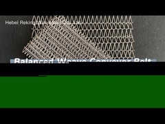 Cinturão de malha em espiral de tecido equilibrado